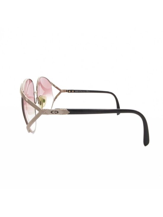 Dior Sunglasses Eyewear Non Prescription CD Logo Side Black Gold Color Gradient main image 8
